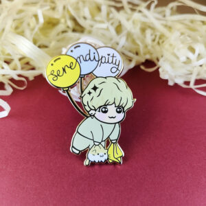Cute anime character hard enamel pin