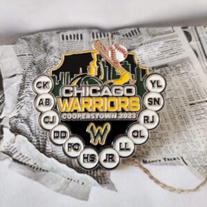 Chicago Warriors cooperstown baseball soft enamel pin