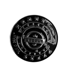 3D effects coptus silver plating soft enamel pin