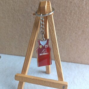 soft enamel keychain, Australia brumbies keychain, with No.23